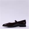 Paul Green Pointed Toe Mary Jane Pump - Dark Brown Patent